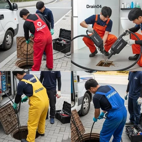 영통구 하수구고압세척 삼성전자 디지털시티 배관