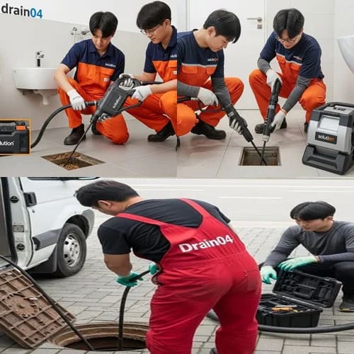 영통구 하수구고압세척 삼성전자 디지털시티 배관