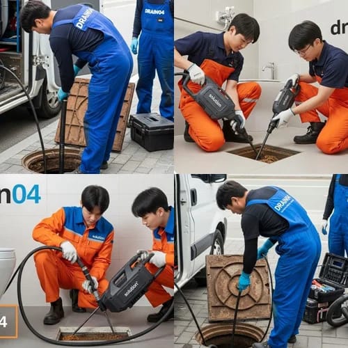 영통구 하수구고압세척 삼성전자 디지털시티 배관