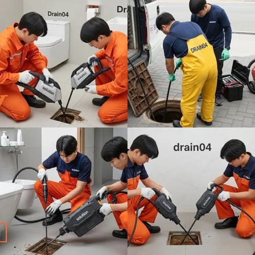 소사 하수구고압세척 괴안동 시장 하수구