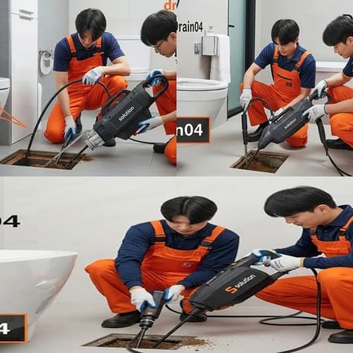 시흥 고압세척 월곶포구 횟집 하수구