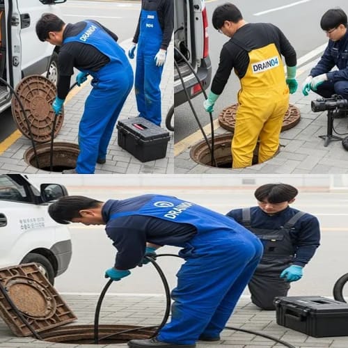 김포 하수구고압세척 김포공항 인근 물류센터