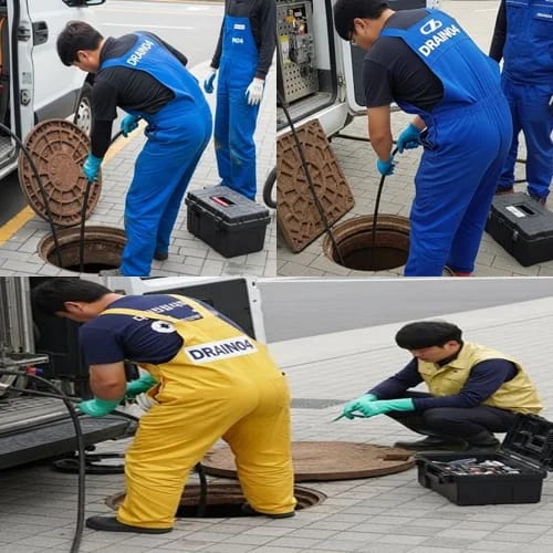 송파 고압세척 문정동 법조타운 배관