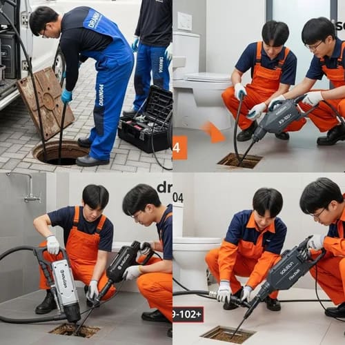 동대문구 고압세척 청량리 시장 하수구