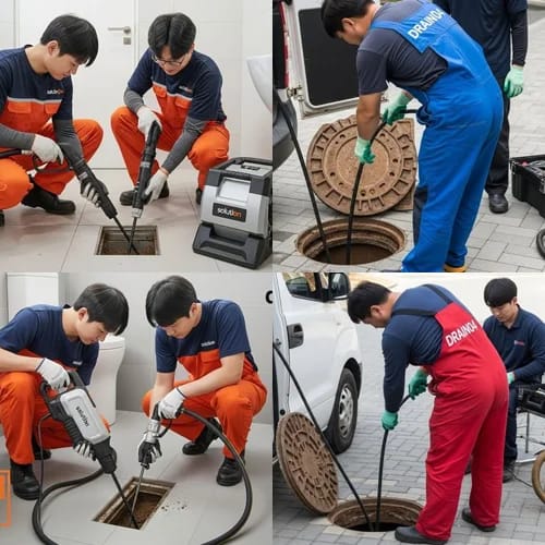 동대문구 고압세척 청량리 시장 하수구