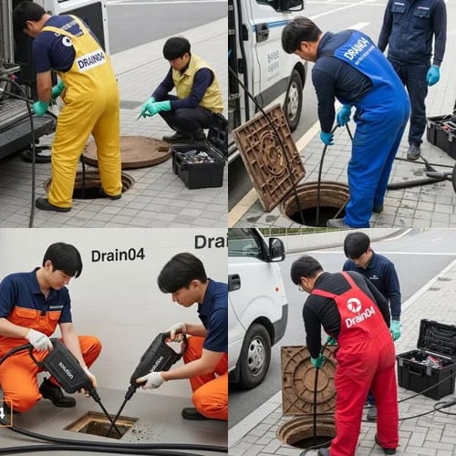 동대문구 고압세척 청량리 시장 하수구