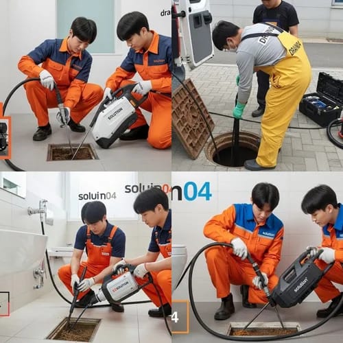 동대문구 고압세척 청량리 시장 하수구