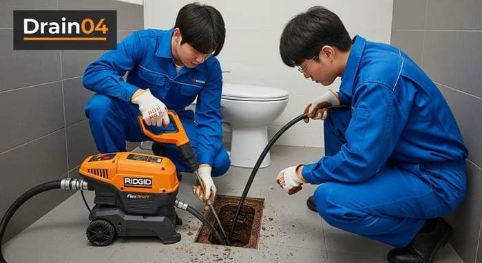 용산 하수구고압세척 숙대입구 식당가