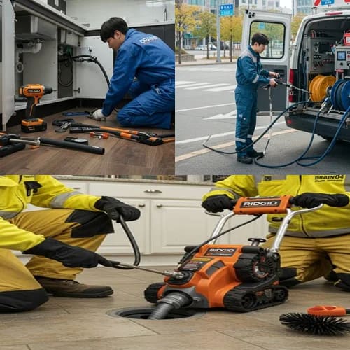 양주시 고압세척 고읍지구 상가 배관