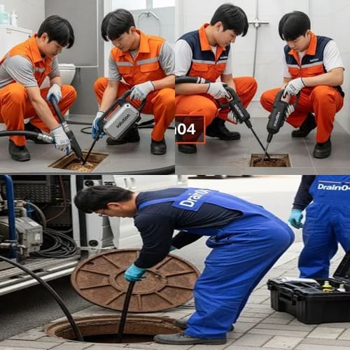광명시 고압세척 철산동 상업지구 하수구