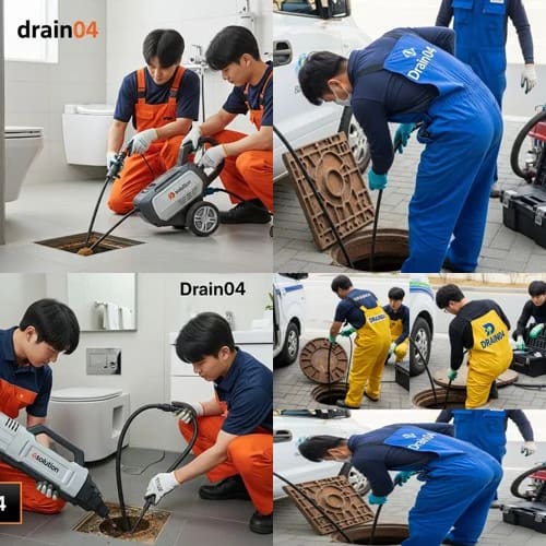 남양주시 고압세척 진접지구 상가 배관
