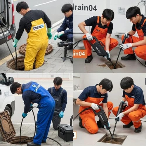 분당구 하수구고압세척 서현역 로데오거리