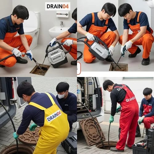 일산 하수구고압세척 라페스타 상가 배관
