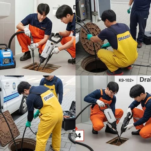 일산 하수구고압세척 라페스타 상가 배관