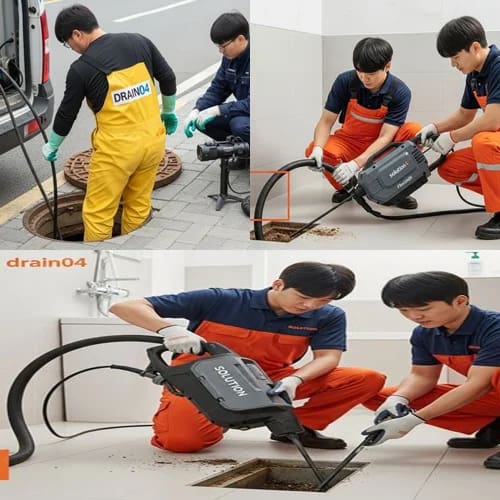 일산 하수구고압세척 라페스타 상가 배관