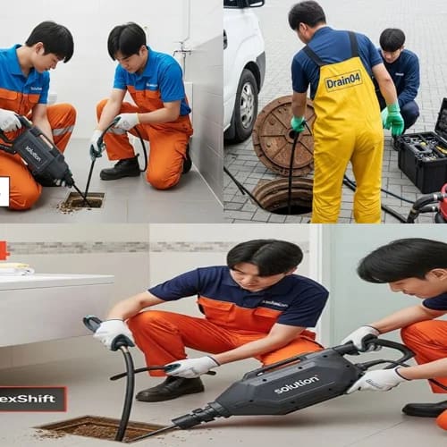 일산 하수구고압세척 라페스타 상가 배관