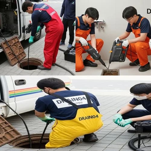 평택 고압세척 평택역 앞 먹자골목