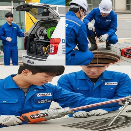 남동구 고압세척 구월동 로데오거리 하수구