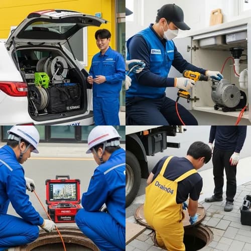 오산시 고압세척 가장산업단지 공장 배관