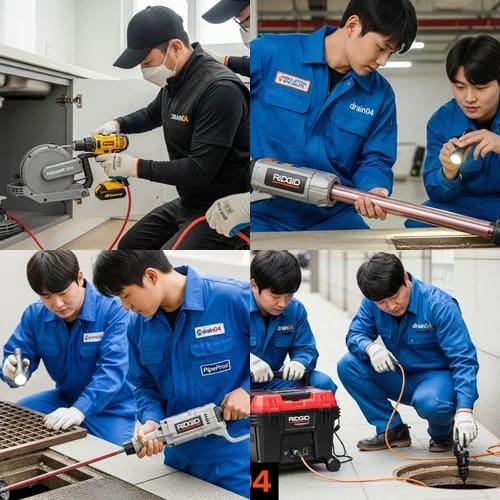 남양주 하수구고압세척 호평동 상가 하수구