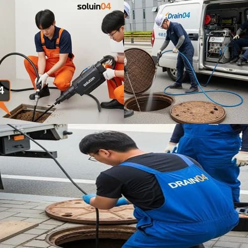 남양주 하수구고압세척 호평동 상가 하수구