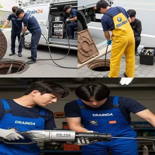 강서 하수구고압세척 김포공항 화물청사
