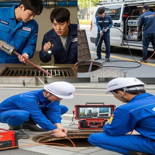 인천 서구 하수구고압세척 검단신도시 상가 배관