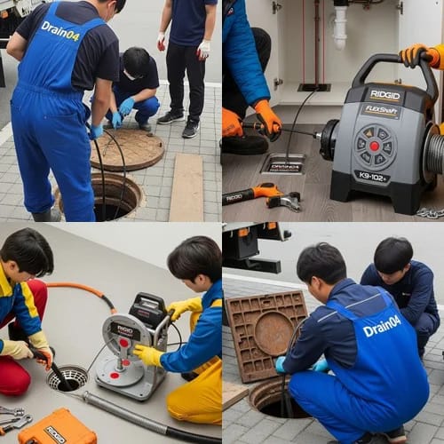 이천시 고압세척 장호원읍 시장 하수구