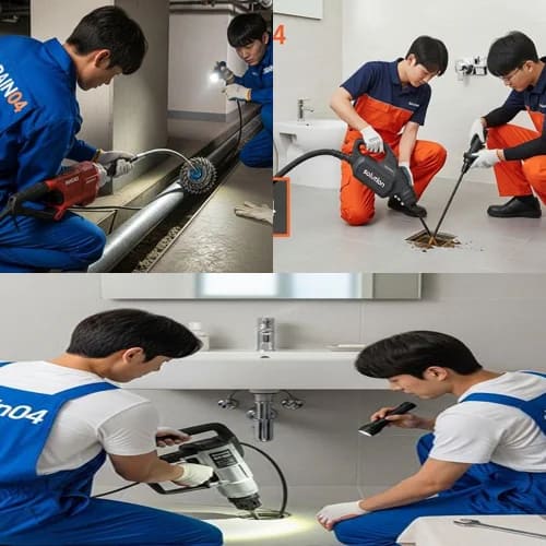 광명 고압세척 광명사거리 시장 하수구