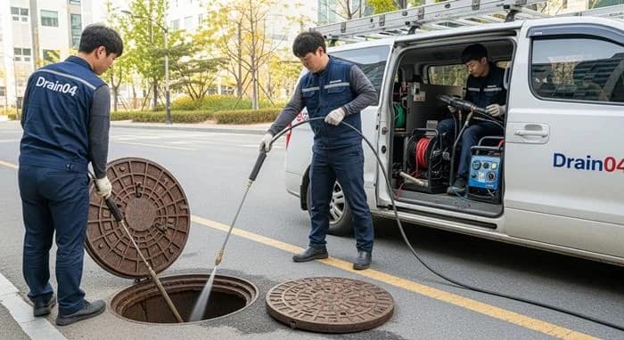 의정부 하수구고압세척 의정부 부대찌개거리