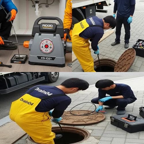 도봉구 고압세척 창동역 먹자골목 하수구