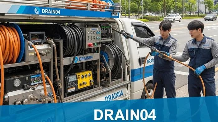 인산 하수구고압세척 일산역 시장 하수구