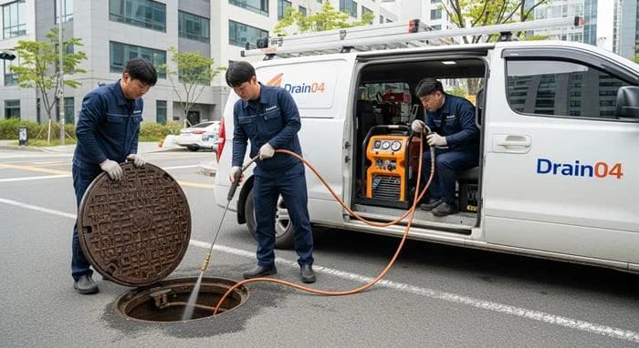 마포구 고압세척 합정동 카페거리