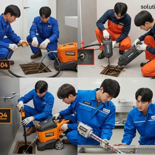강남 고압세척 논현동 영동시장 하수구