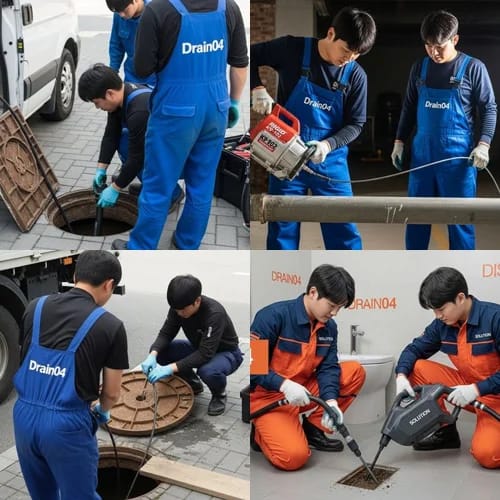 중원구 하수구고압세척 상대원동 공단 배관