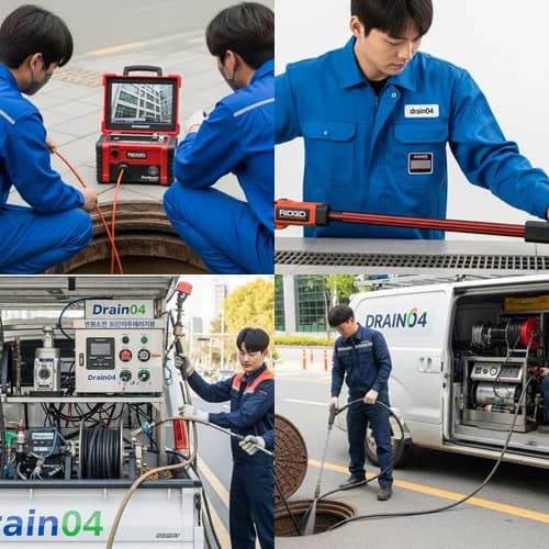 동대문 하수구고압세척 신설동 풍물시장 하수구
