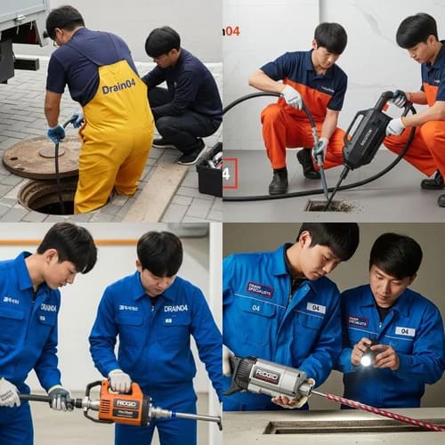 광주 하수구고압세척 남한산성 인근 식당