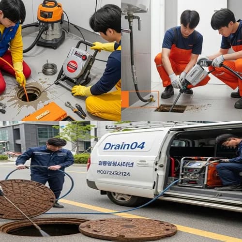 이천 하수구고압세척 부발읍 공장 배관