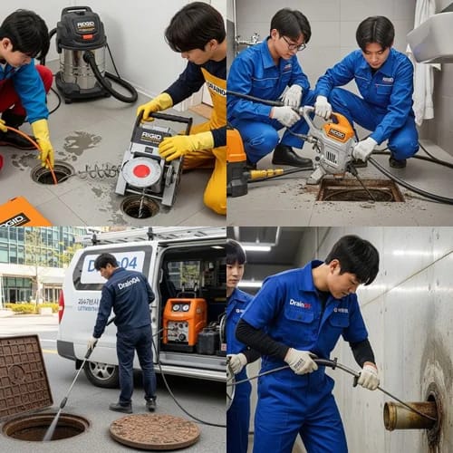 서대문구 하수구고압세척 북아현동 재개발 구역