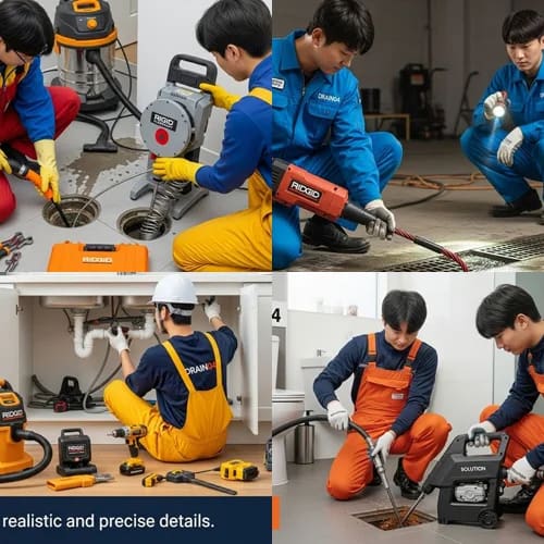 안산 고압세척 안산역 다문화거리 하수구