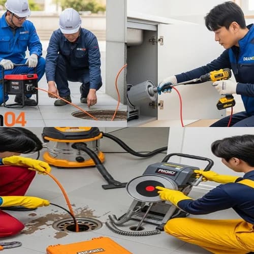 안산 고압세척 안산역 다문화거리 하수구