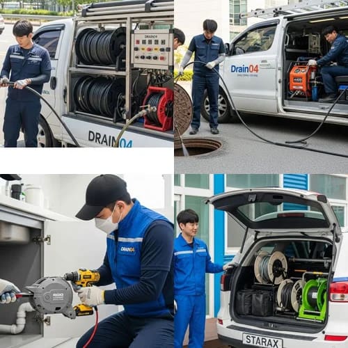 광명 하수구고압세척 소하동 기아차 공장 인근