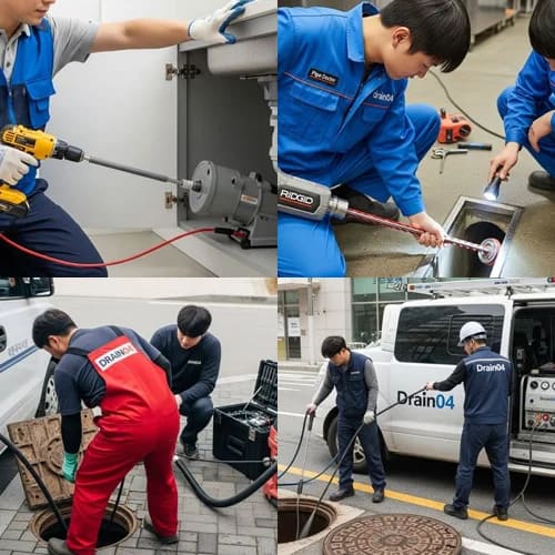 광명 하수구고압세척 소하동 기아차 공장 인근