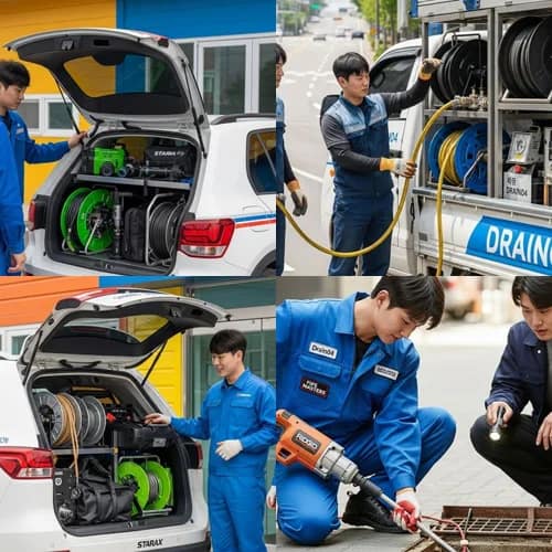 동작구 고압세척 중앙대 앞 식당가
