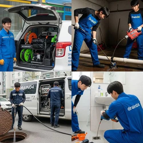 인천 동구 하수구고압세척 송림동 공구상가