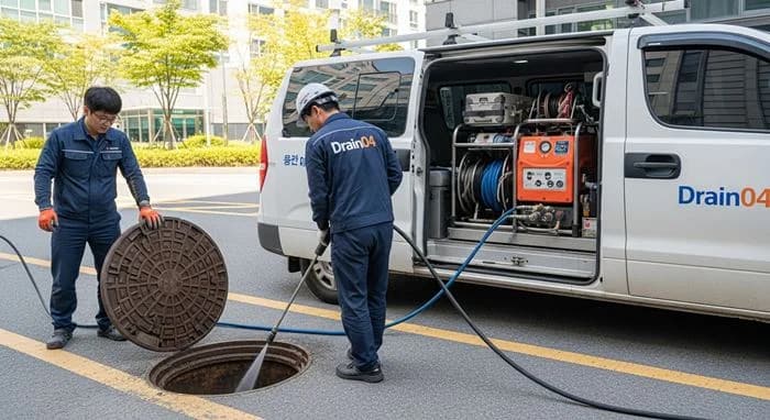 광주 하수구 고압세척 공장 하수도 세척