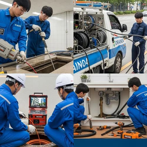 소사 하수구막힘 괴안동 빌라 필로티