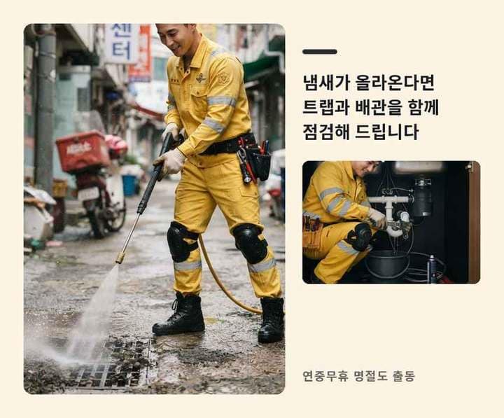 마포구 하수구 배수구막힘 내시경 관로 점검